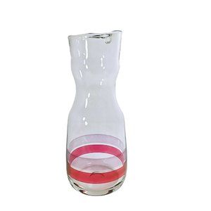 Decanter Pitcher Glass Carafe Wine Juice 11" Tall